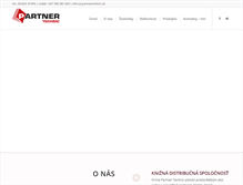 Tablet Screenshot of partnertechnic.sk